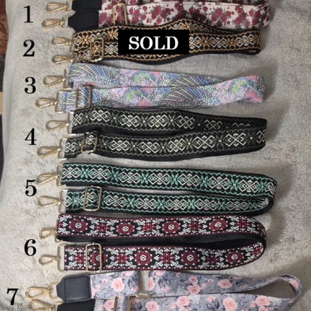 Colorful Purse Straps (A26)